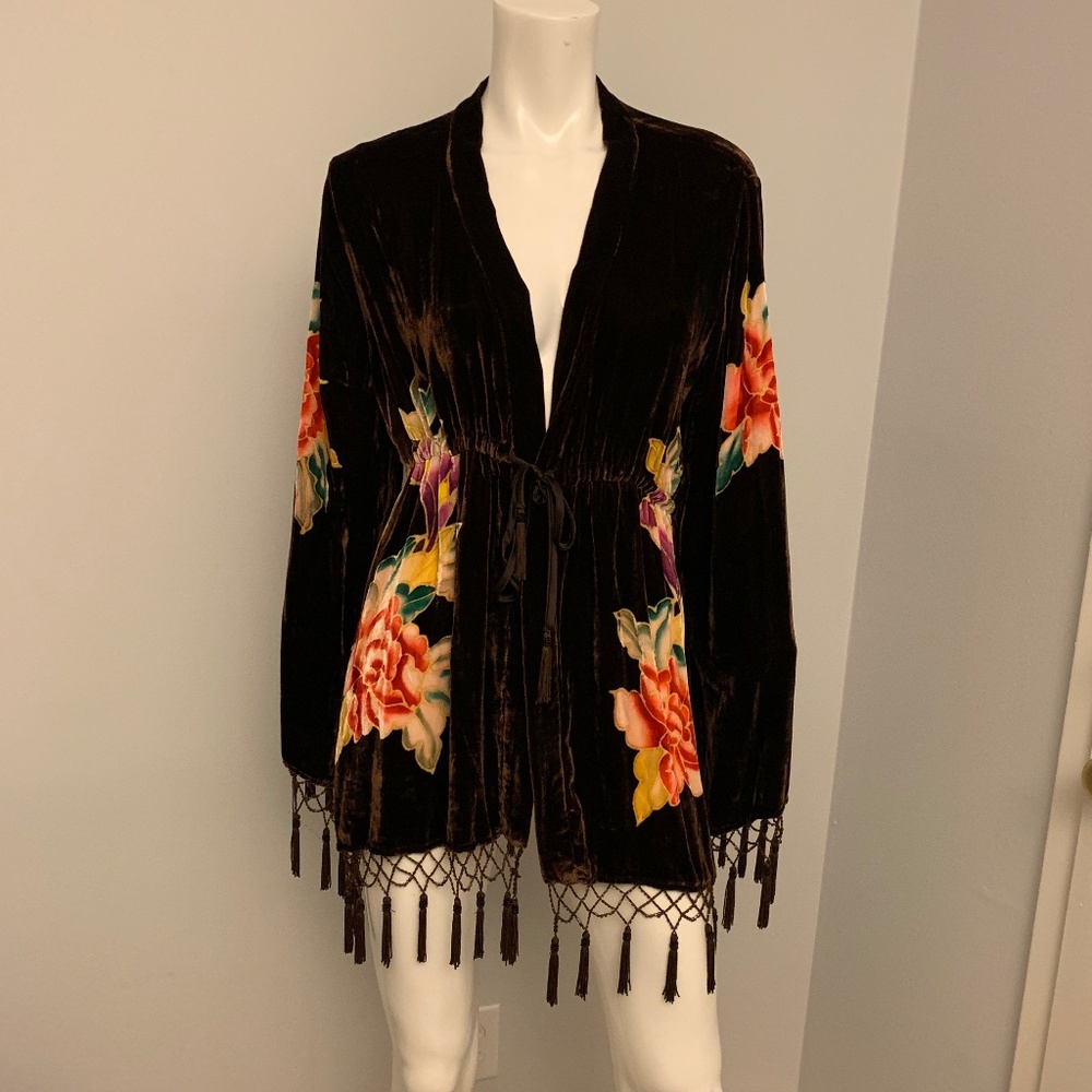 Brown Tassel Robe, NWOT